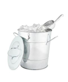 Twine Galvanized Metal Ice Bucket