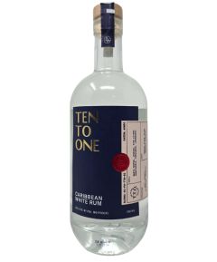 Ten To One Caribbean White Rum 75cl